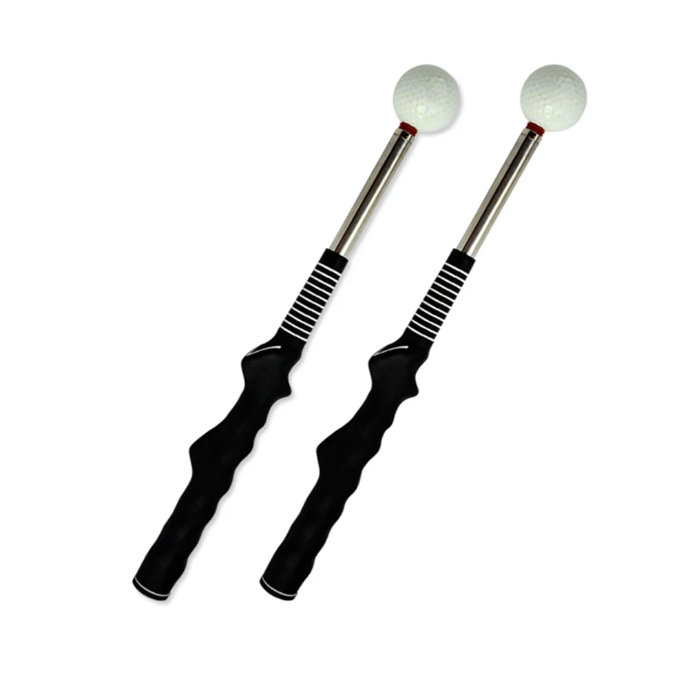 

Golf Swing Rod Trainer Warm Up Stick Anti-slip Grip Proper Hand Placement Correct Swing Timing