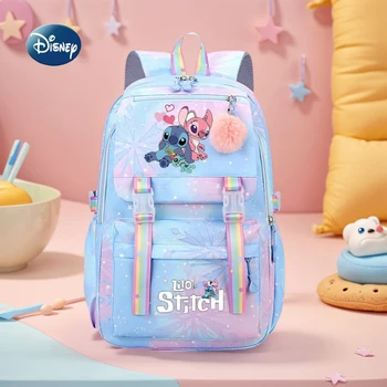 Cartable imprimé point grande capacité sac à dos à poches mu...