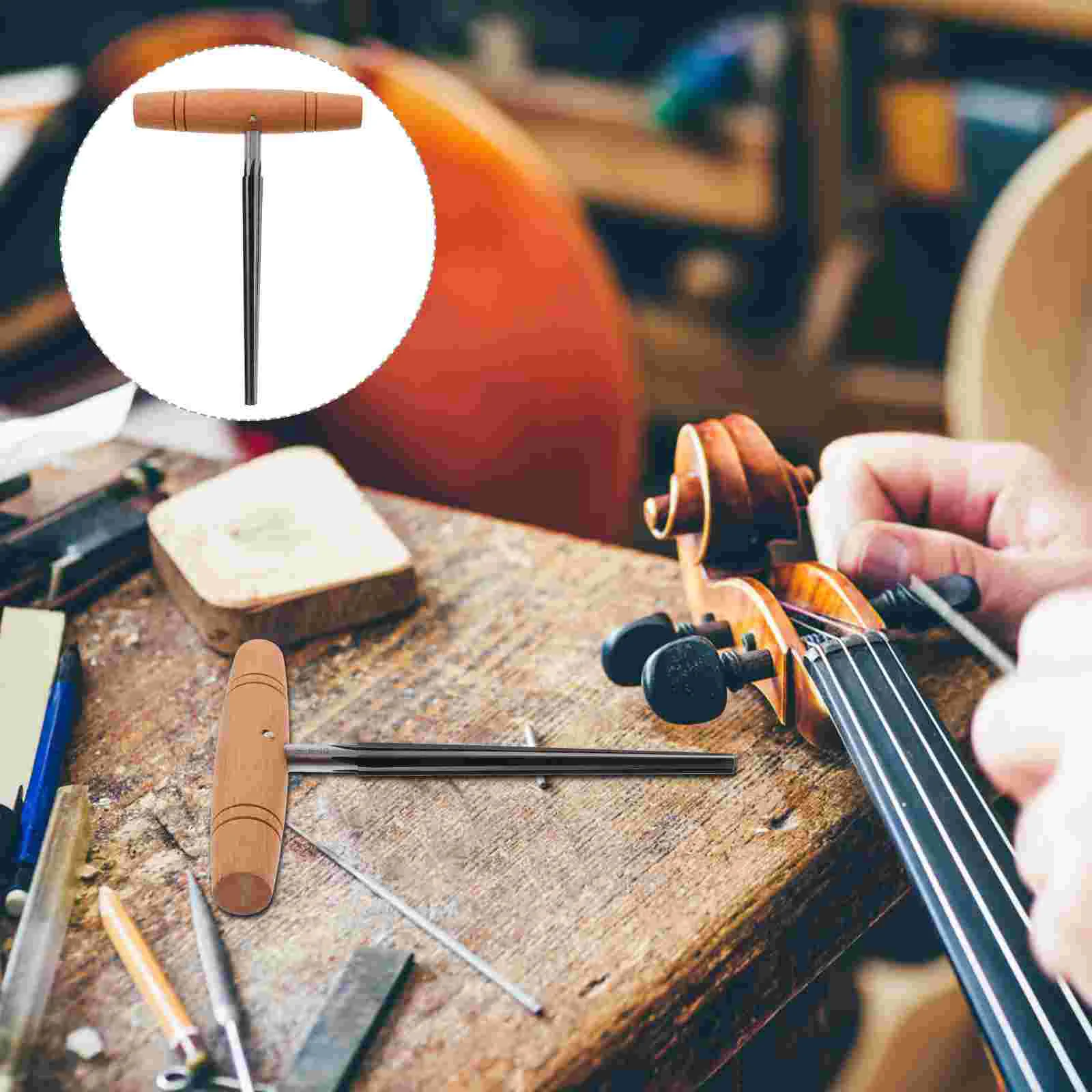 Afeitadora de clavijas para guitarra, escariador de pines, moldeadores, componente de instrumentos, guitarras de violín con orificio perforado