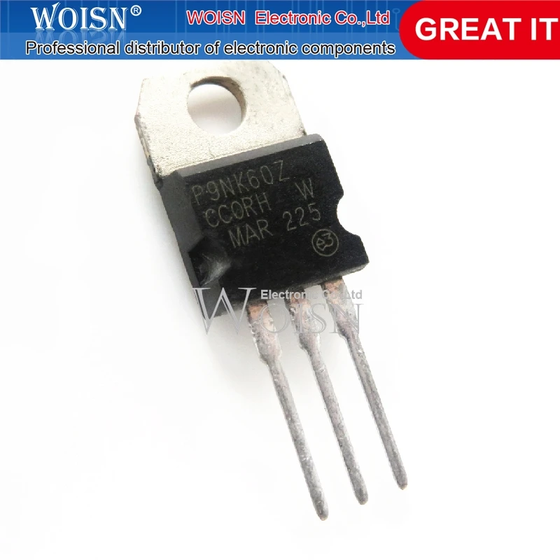 10PCS STP9NK60Z P9NK60Z TO-220