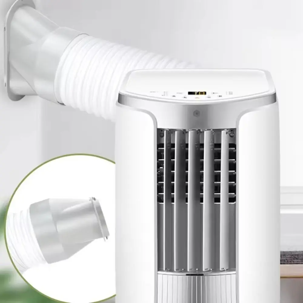ABS Portable Air Conditioner Exhaust Hose Connector Replacement Exhaust Pipe Interface Round/Square Shaped Baffle Joint
