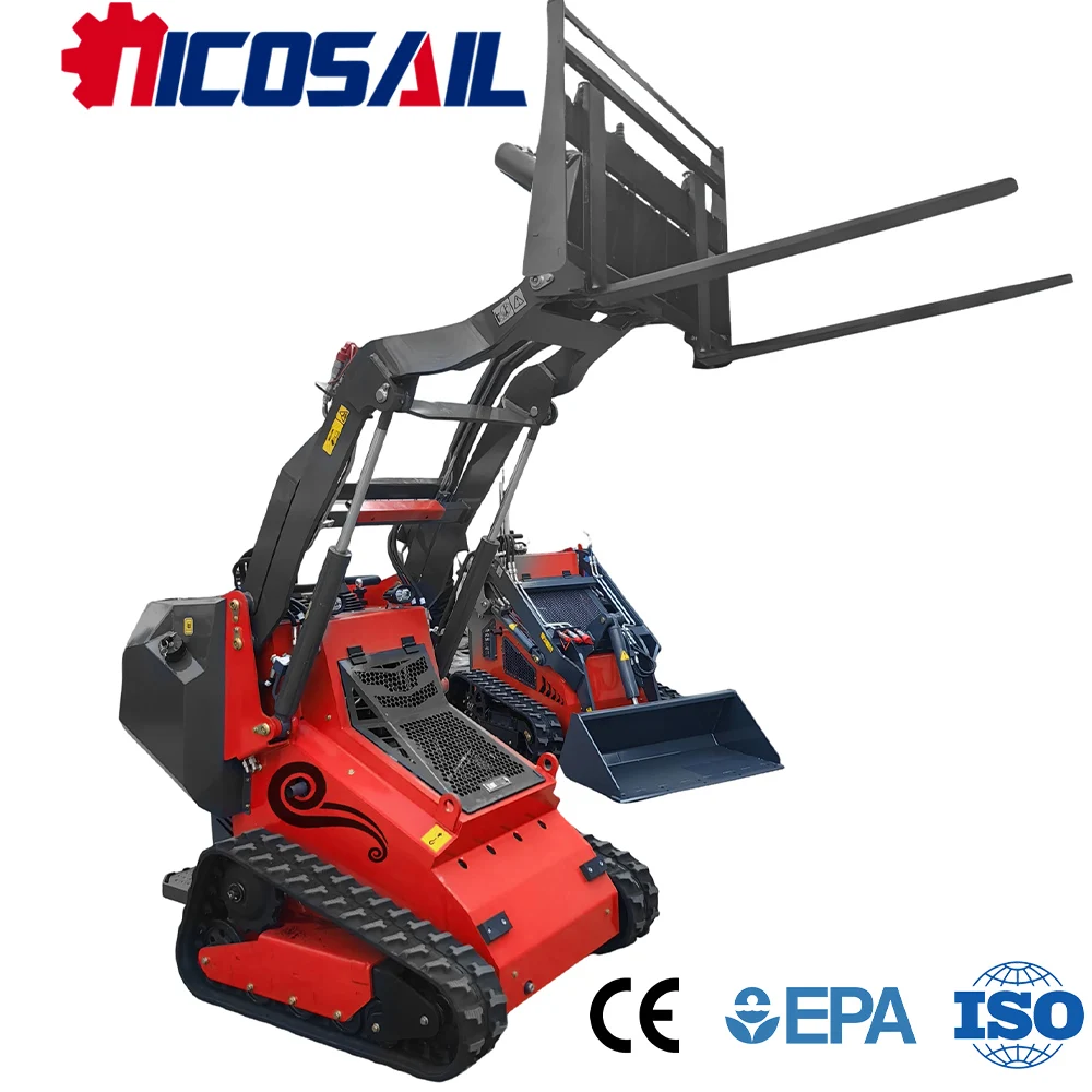 

Euro 5 Small Skid Steer Loader CE Certified for Efficient Earthmoving and Construction