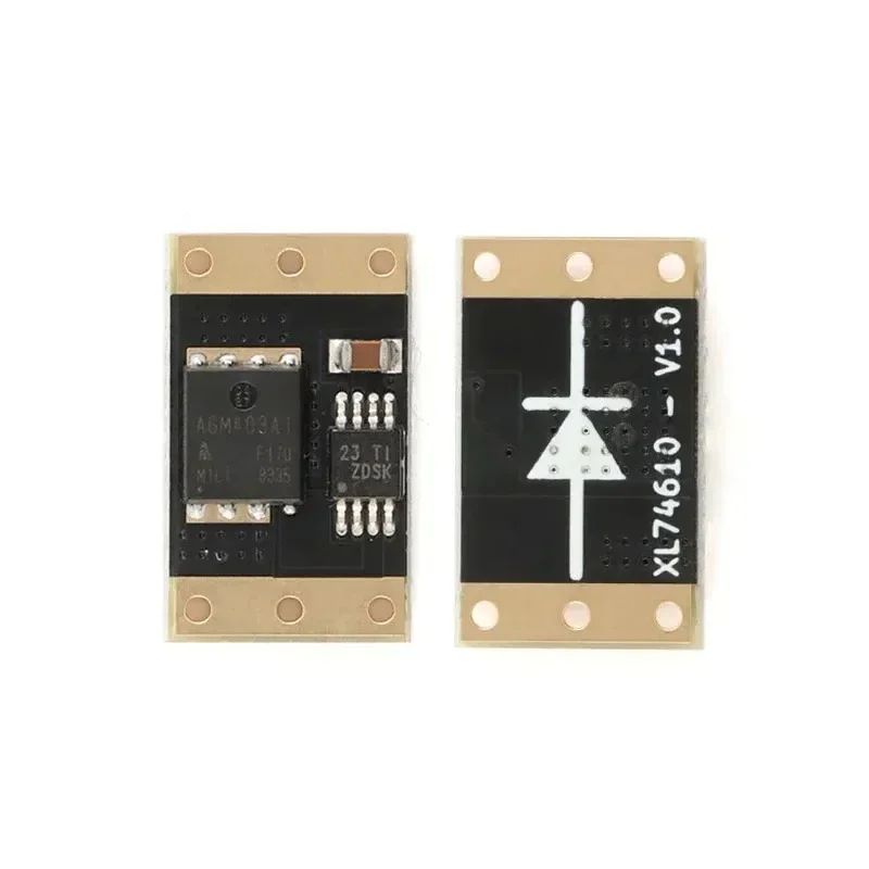 Diode Tech idéale pour simuler la simulation, puce dédiée, carte redresseur, 1.5V-36V, 0mA, 15A, 30A, XL74610, adopte LM74610