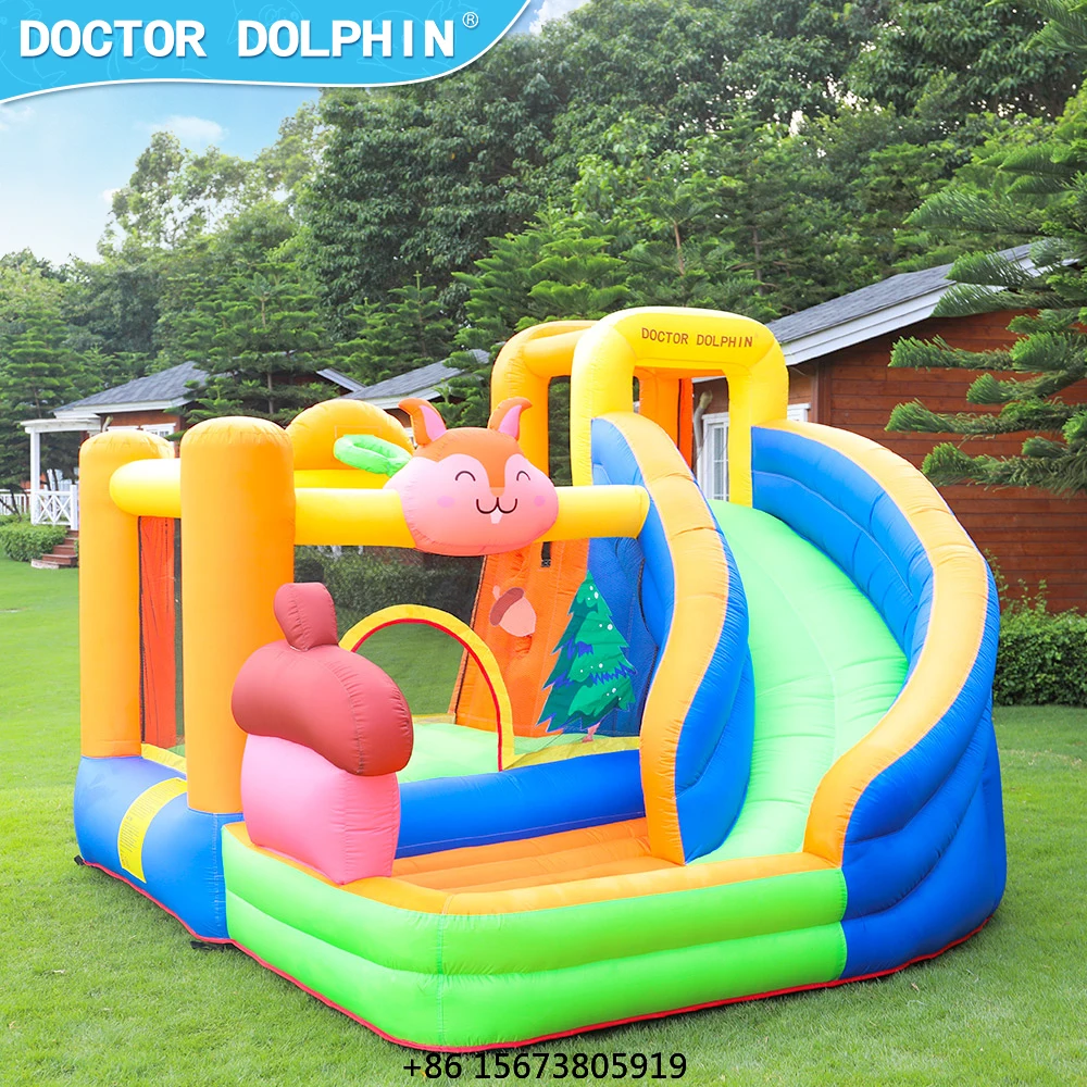 In Stock Small Inflatable Bounce House for Kids Indoor Outdoor Jumping Castle with Blower Birthday Party Bouncer House