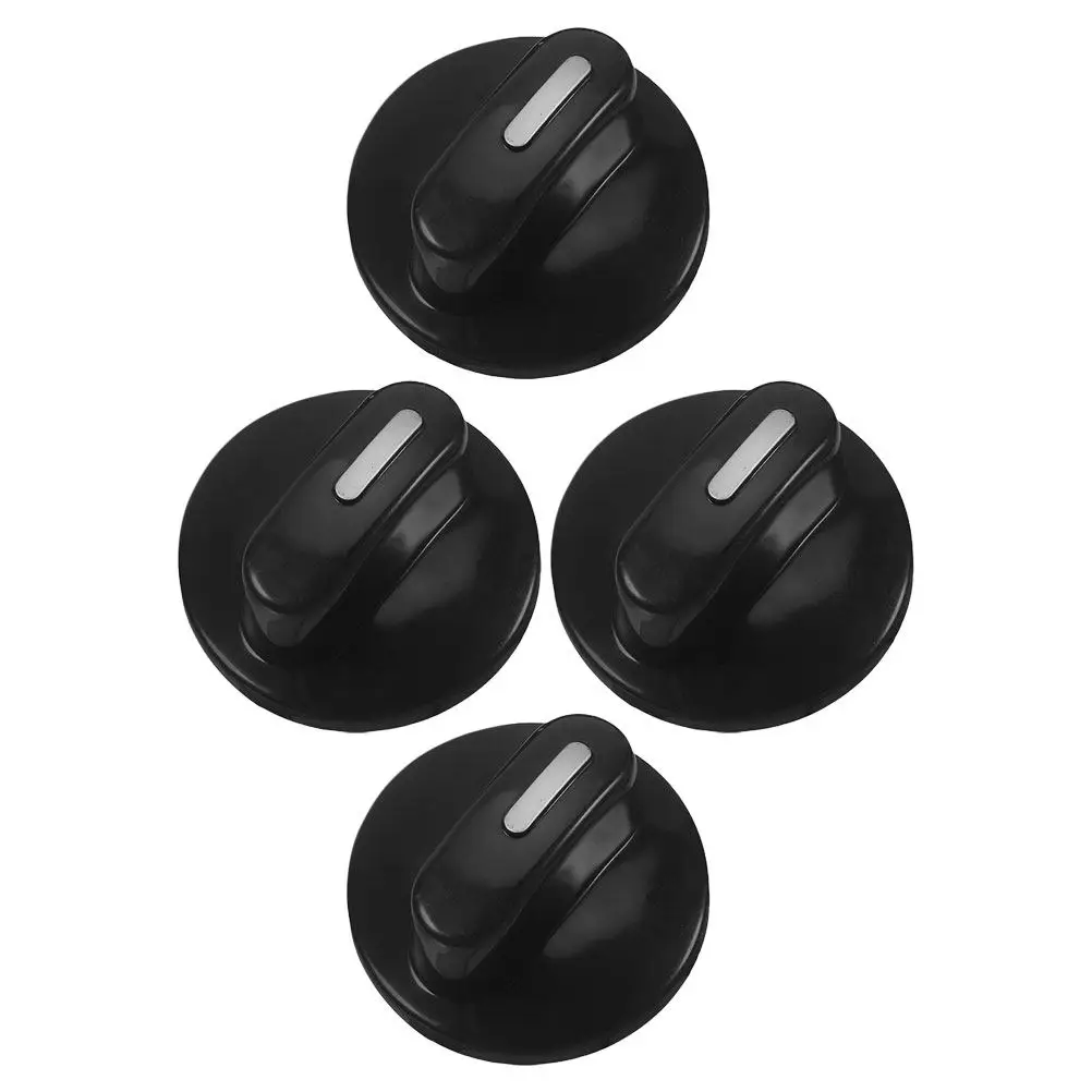 4Pcs Time Control Knobs Replacement Universal 6Mm D-Shaft for Oven Electric Cooktop Air Fryer Slow Cooker Range Burner