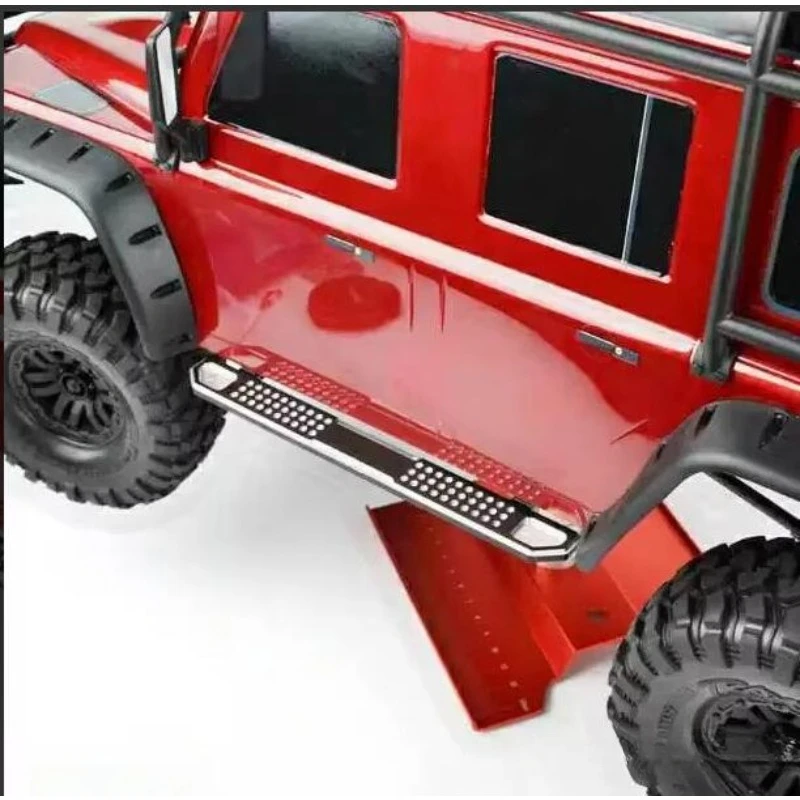 Aluminum Alloy Simulation Pedals for 1:10 TRAXXAS TRX4 RC Crawler,Full Metal Foot Pegs,Replace Stock Plastic Parts,Upgrade Parts