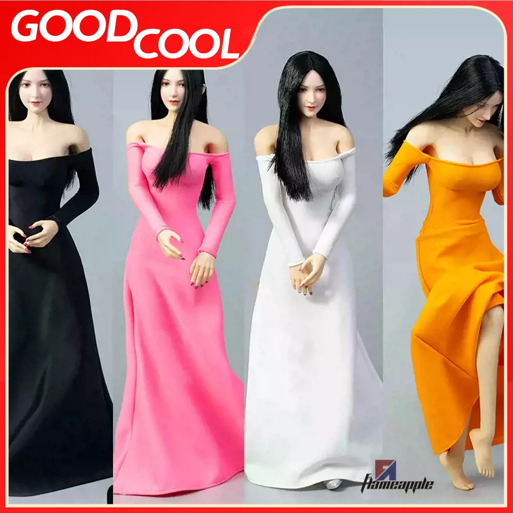 In Stock ICE TOYS IC1002 1/6 Scale Female Soldier Solid Color Sexy Long Dress Accessories Fit 12 Inch Action Figure Toys