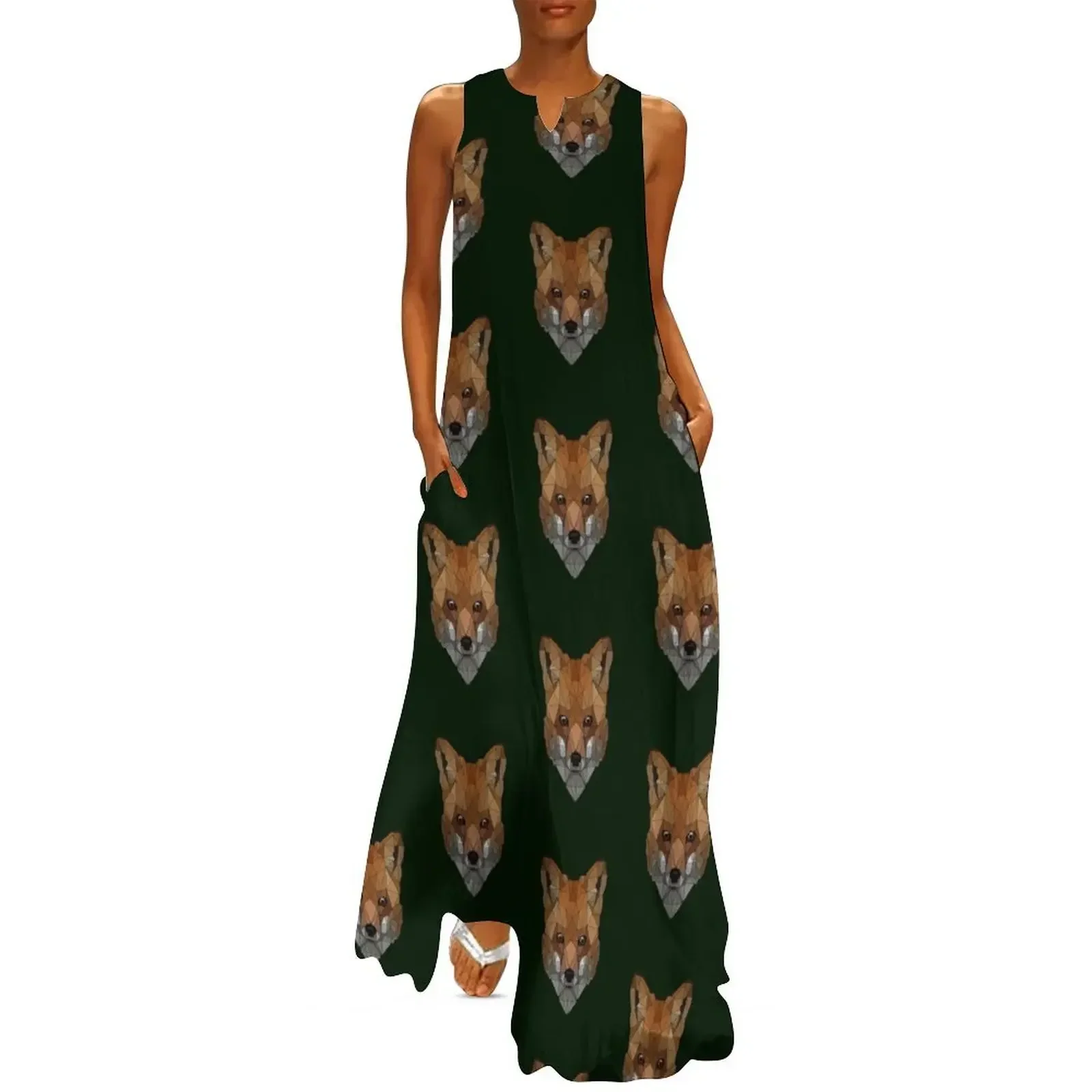 

Geometric Fox Long Dress summer dress womens 2025 sexy short dresses daring women's summer clothing 2025 Womens dresses Dress