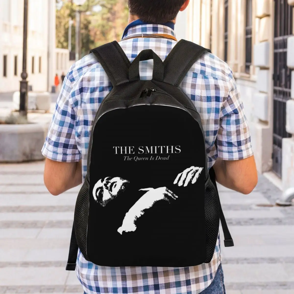 The Smiths Morrissey Backpack for Men Women Water Resistant College School The Queen Is Dead Bag Print Bookbag