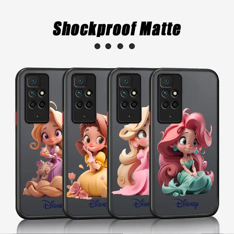 phone cases for Redmi Note 12S 11 case K40 8 10S 11Pro 10 13 8T 9 11S 10 Lite 12 Luxury Cover funda Disney Comic Cool Princess