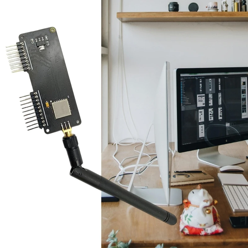 433Mhz para módulo inalámbrico Sub-Ghz Placa expansión CC1101 ganancia