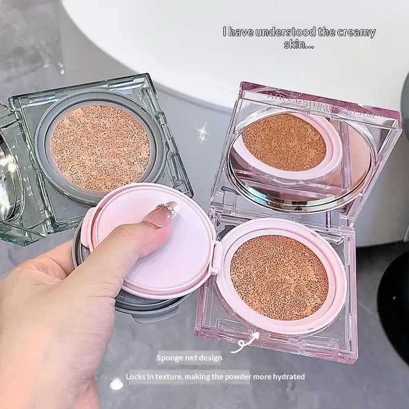 Gege bear 13g hidratante almofada de ar creme luz natural claro líquido fundação ilumina o tom da pele almofada de ar bb creme