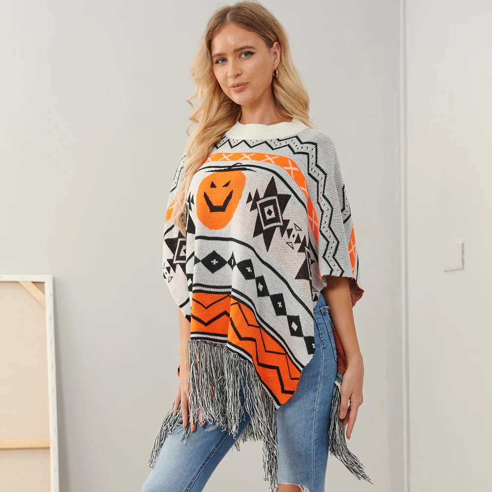 Fashion Knitted Winter Plaid Scarf Women Pullover Sweater Acrylic Ponchos Chale Capa Para Mujer Pashmina Thick Wrap Plus Shawl