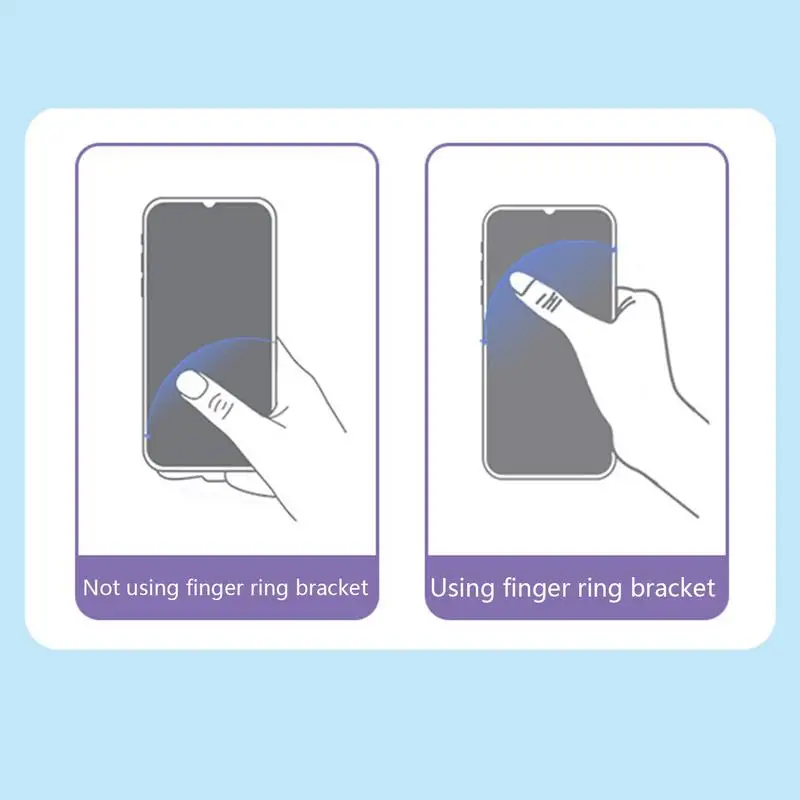 Metal Mobile Phone Socket Holder Universal Telephone Car Bracket Stand Finger Ring Phone Grip Tool for Video Recording