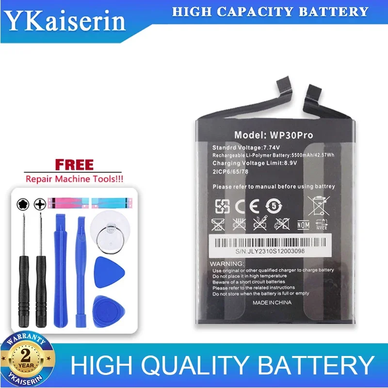 

5500mAh Replacement Battery For Oukitel WP30 Pro Smart Phone