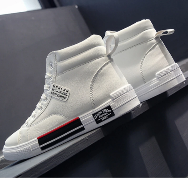 2025 Neue Atmungsaktive Weichsohlen-Herren-Freizeitschuhe Koreanische Mode Studenten-Joggingschuhe Jugend-Boardschuhe – Detail 6