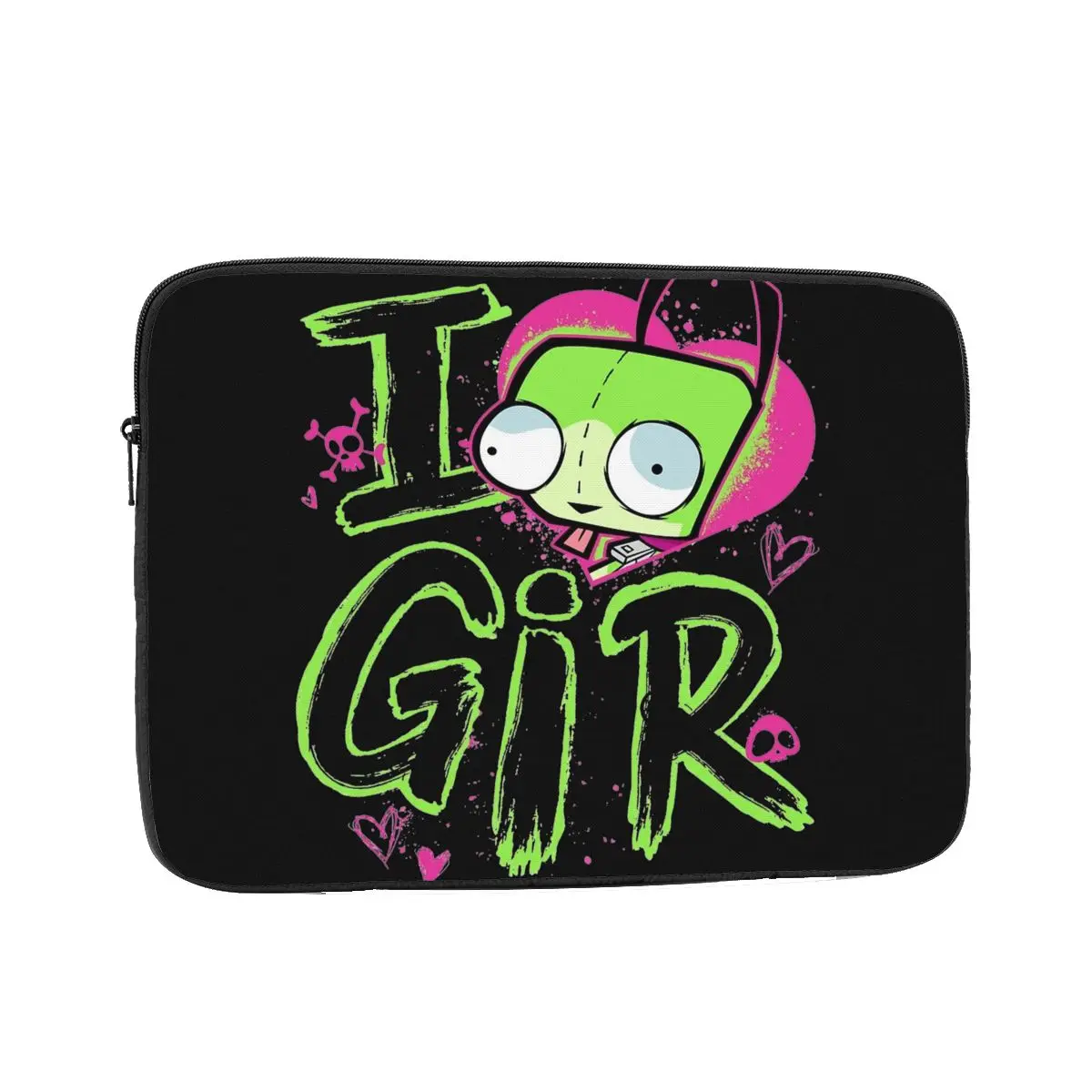 

Противоударный чехол Invader Zim, сумка для ноутбука ко Дню святого Валентина, чехол для Macbook Air Pro, I Love GIR, ретро-поп, чехол для ноутбука, сумка