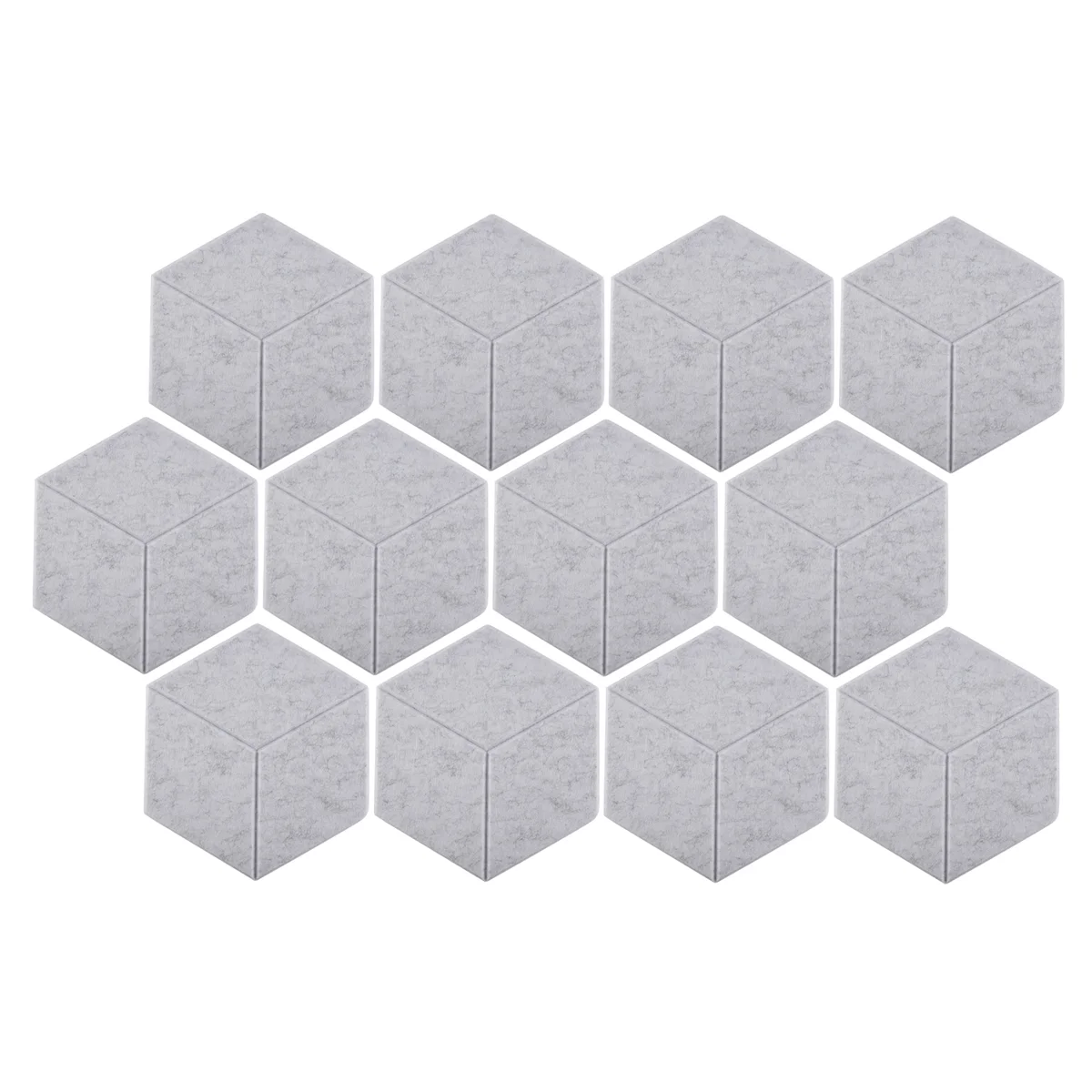 12 PACK Acoustic Foam,Self-Adhesive Sound Proof Panels,for Sound Insulation &Acoustic Treatment(Gray)