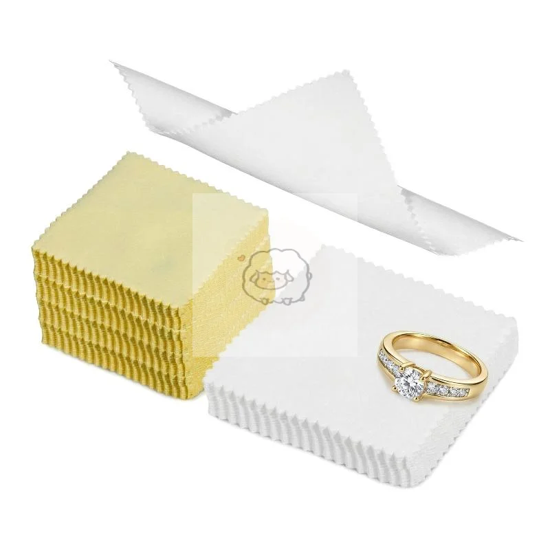 

50pcs Polish Polishing Cloth Silver Color Cleaning Polishing Cloth Soft Clean Wipe Wiping Cloth For Silver Gold Jewelry Tool