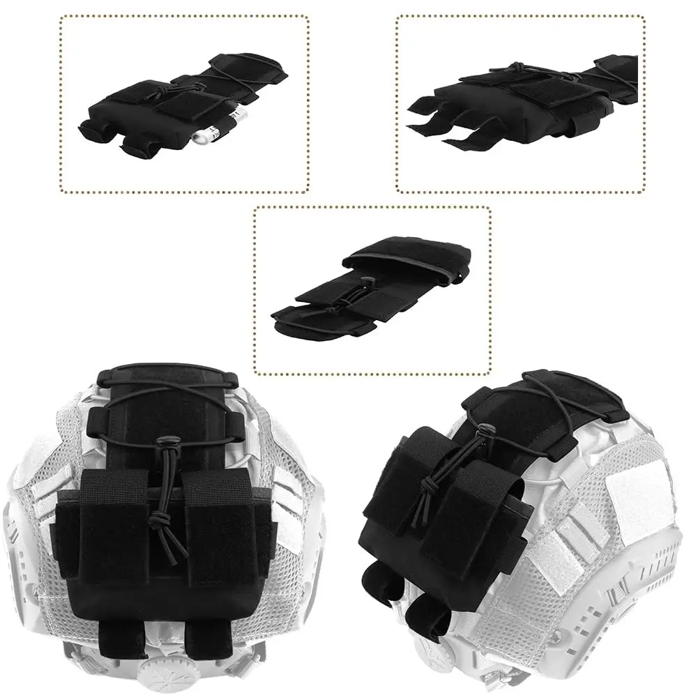Tactical FAST Helmet Set Airsoft Special Training Protective Equipment with Mask Goggles Helmet Light for CS Shooting Training