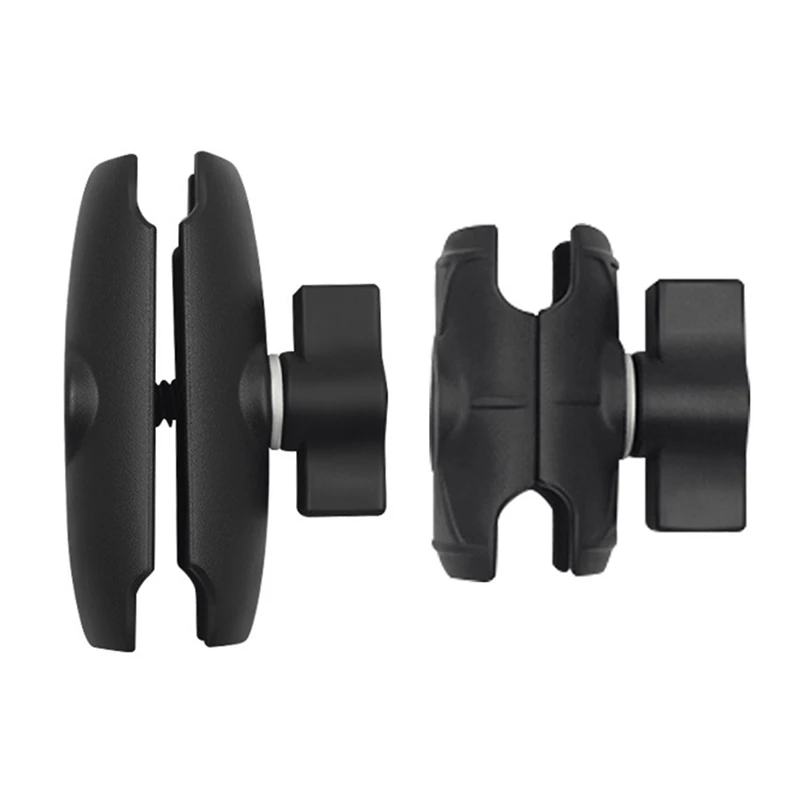 

T35C 2PCS Aluminium Alloy Arm Double Socket Arm With 1 Inch Ball Base Mount Motorcycle Camera Extension Arm, 6Cm & 9Cm
