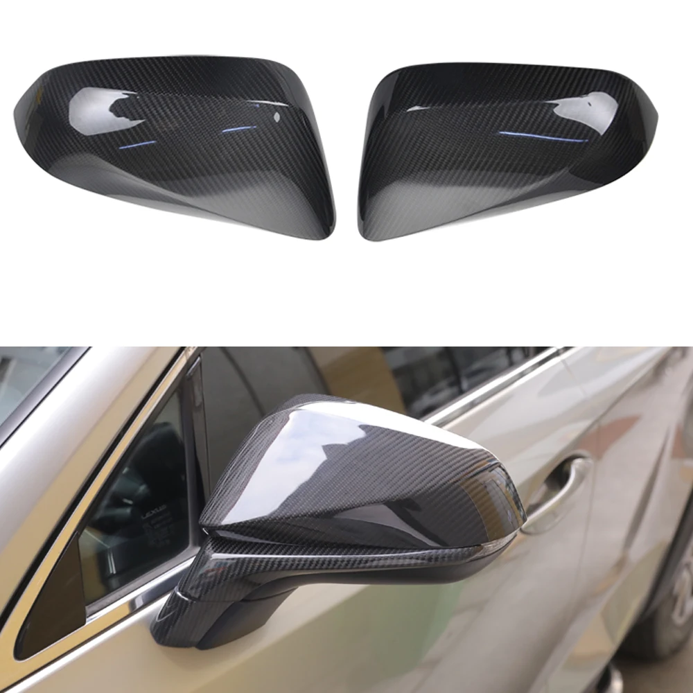 

LHD Mirror Cover For Lexus NX 2015+ Real Dry Carbon Fiber Rear View Mirror Caps