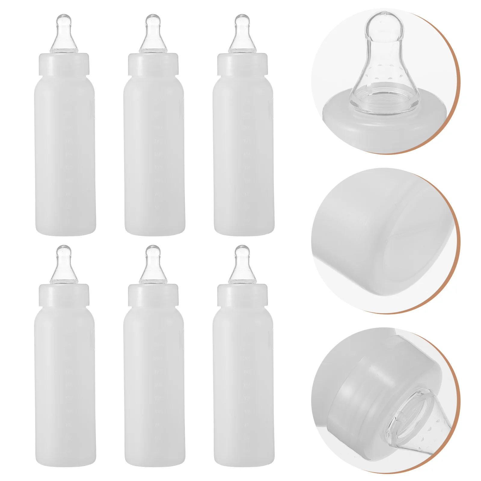 

6 Pcs Feeder Lamb Feeding Bottle Milk Lamp Animal Nursing Baby Breastmilk Storage