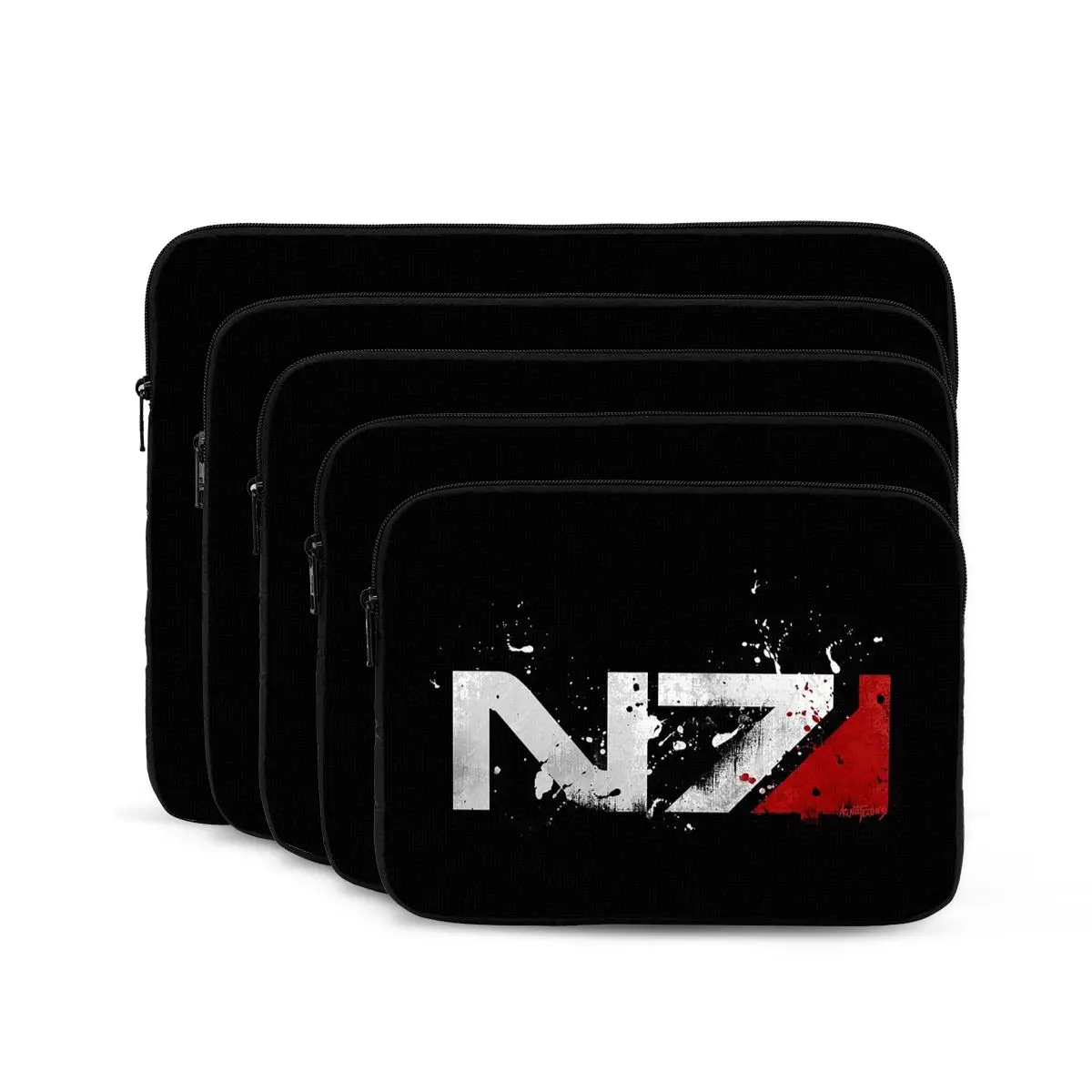 

Mass Effect Distressed N7 Notebook Laptop Bag Case Pouch Notebook Sleeve Cover Bag Tablet Shockproof Case Bag