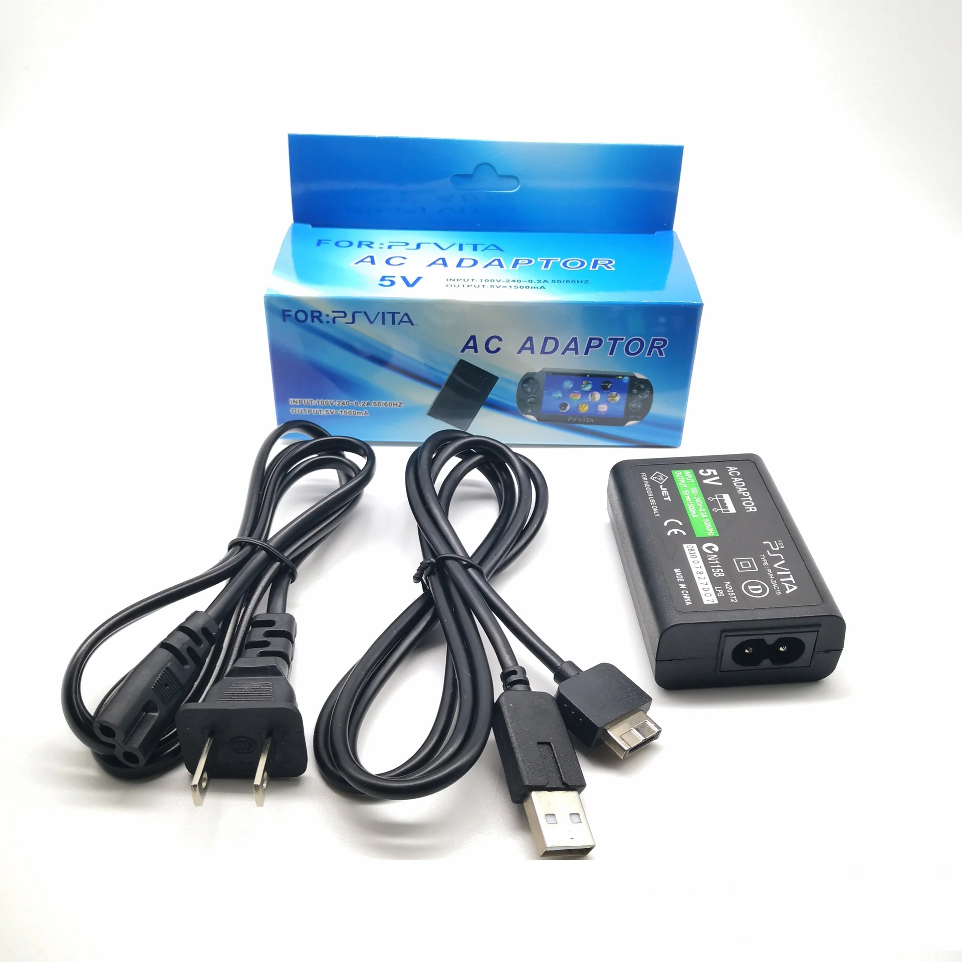 YENI AB ABD Tak Ev Şarj Cihazı Güç Kaynağı 5 V AC Adaptör USB şarj kablosu Kablosu Playstation Psvita PS Vita PSV 1000 Oyun