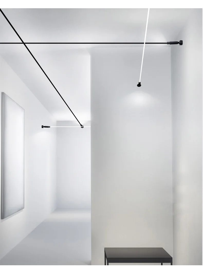 Minimalist LED Strips Lamp Skyline Corridor Ceiling Light Living Room Wall Lamp Long Line Decor Bedroom Nordic Home Lighting