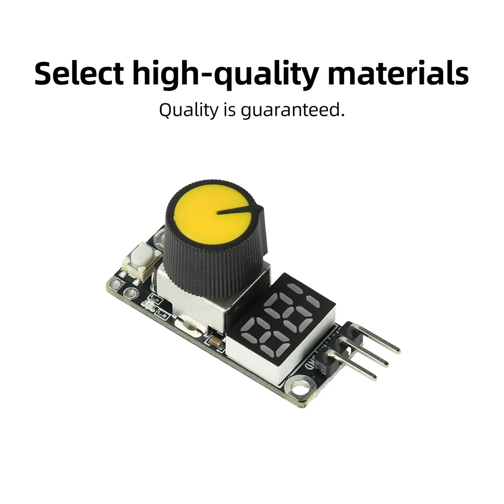 Elektronischer Drehzahlregler für 4-Draht-Lüftermotorsteuerung DC 3-24V mit Startschalter Echtzeit-Drehzahlanzeige Einzelsatz oder Großpackung – Detail 6