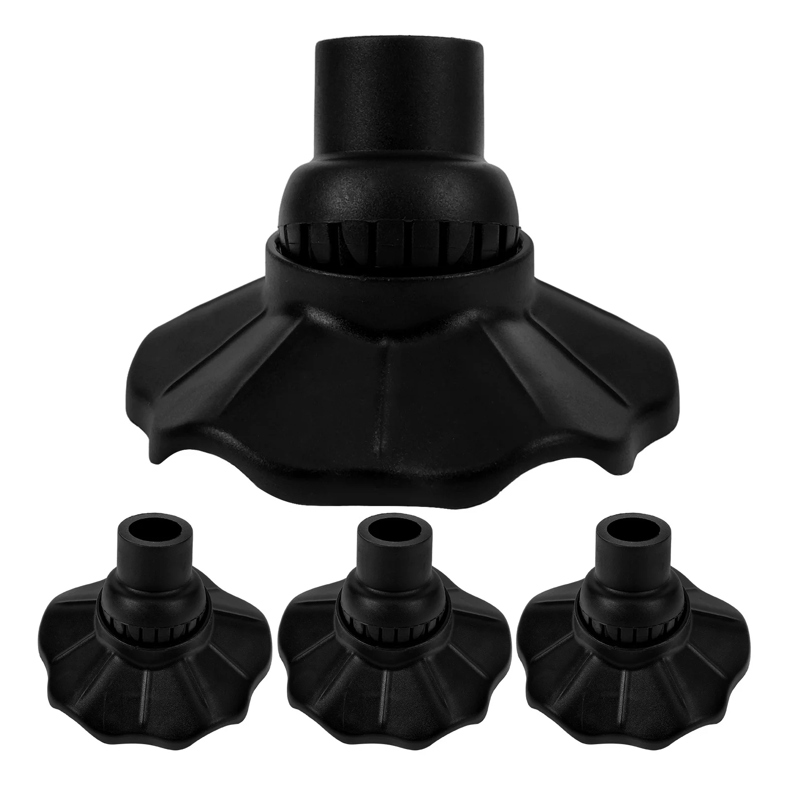 4 pçs protetores de chão de perna de cadeira antiderrapante tampas de plástico para cadeiras de acampamento e mesas protetores de pés de cadeira de acampamento