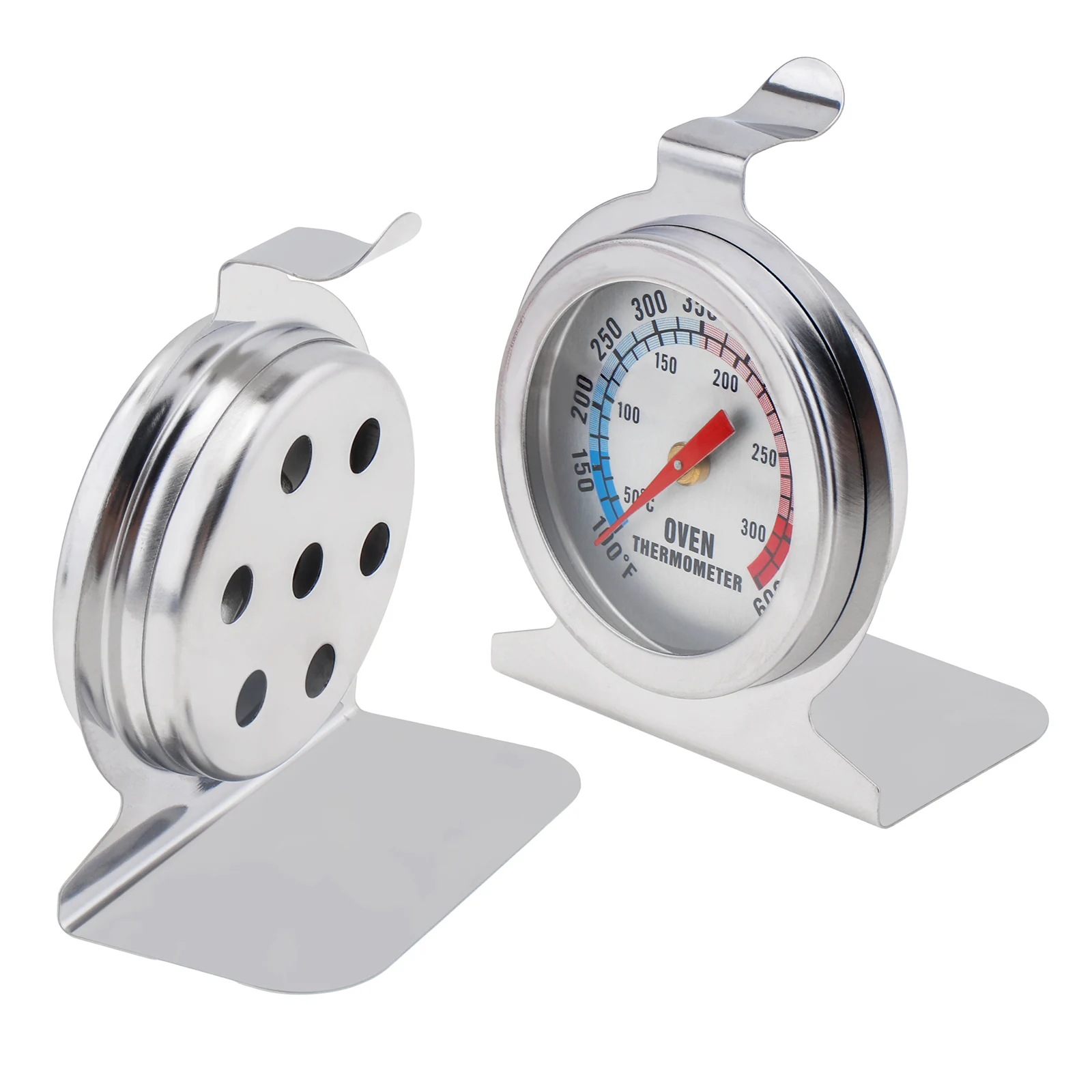 2pcs 50 to 300 Degree Centigrade Oven Thermometer Stainless Steel Baking BBQ Cooking Meat Food Temperature Measurement