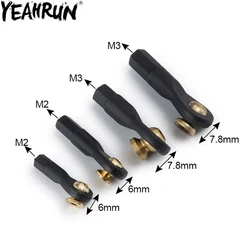 YEAHRUN 10PCS Plastic M2 M3 Rod End Ball End Ball Joint 19/26/27/30mm for 1/10 RC Crawler Car Truck Buggy RC Boat Airplane