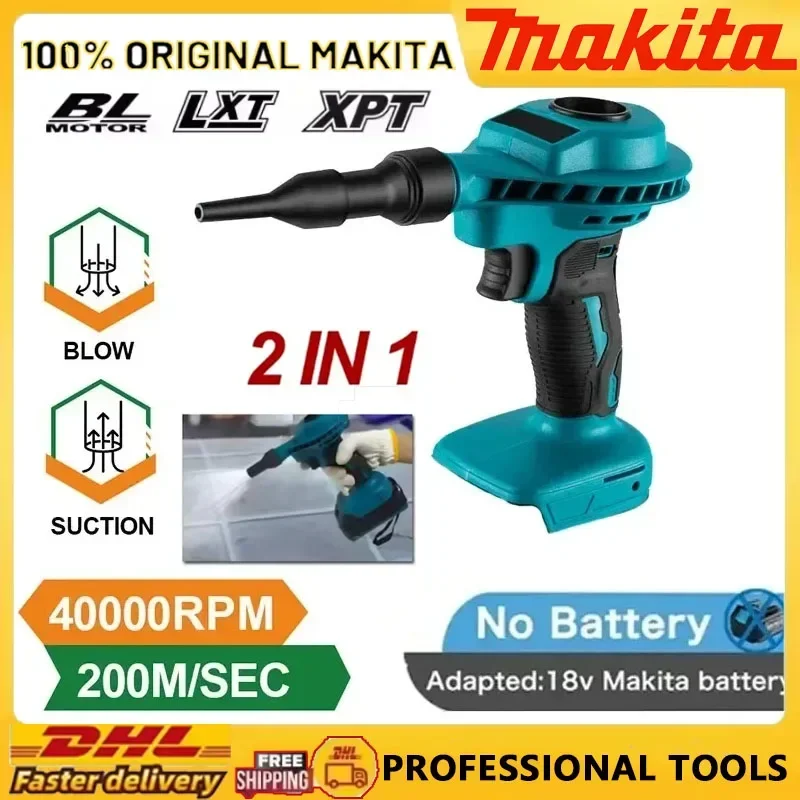 

Пылесос Makita, высокоэффективный перезаряжаемый пылесос-насос, инструмент для чистки компьютеров, электрический инструмент с аккумулятором 18В.