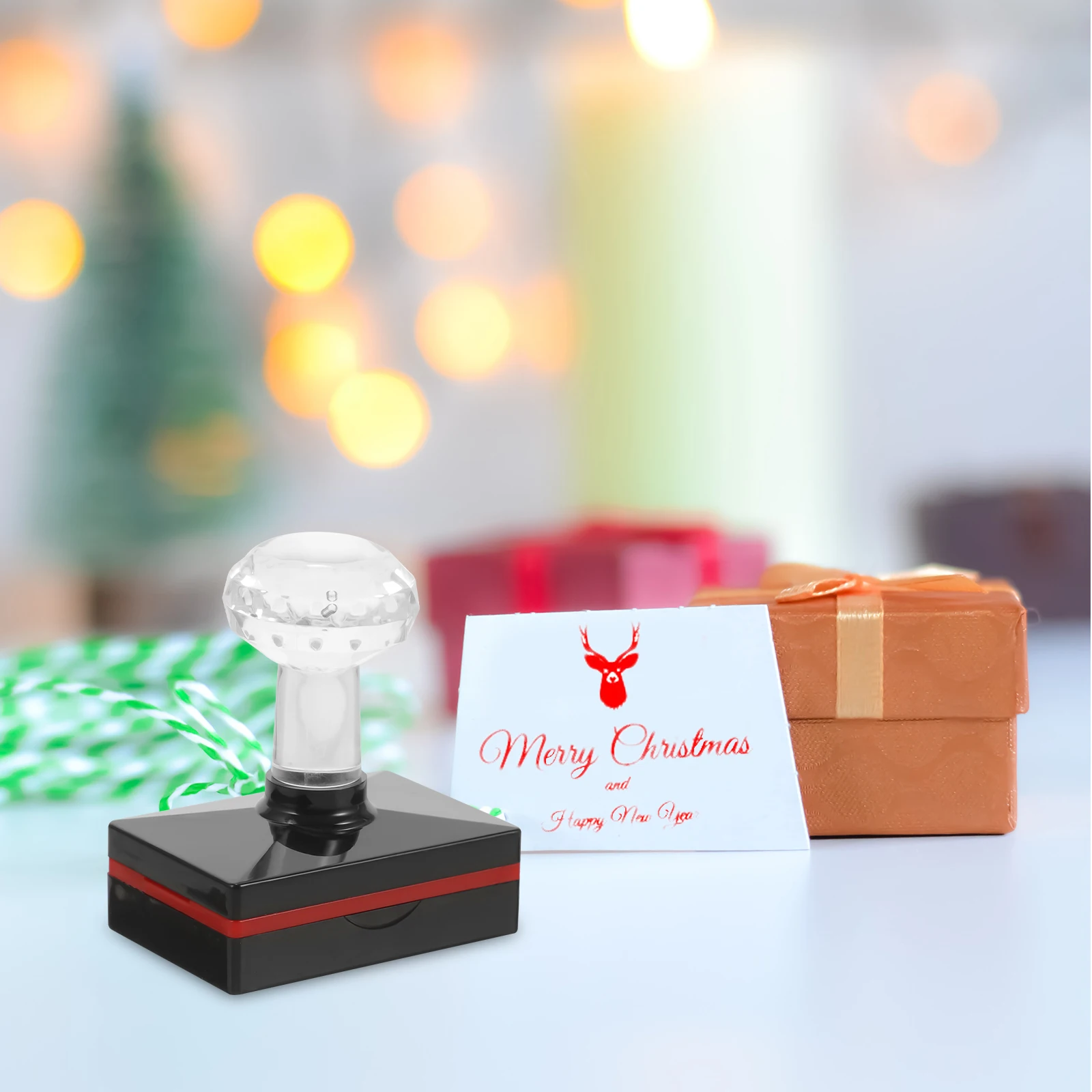 

Christmas Stamps Stamp Plastic Arts Plastic Stamps Crafts Christmas Stampers Mini Reusable Inking Stamper 2