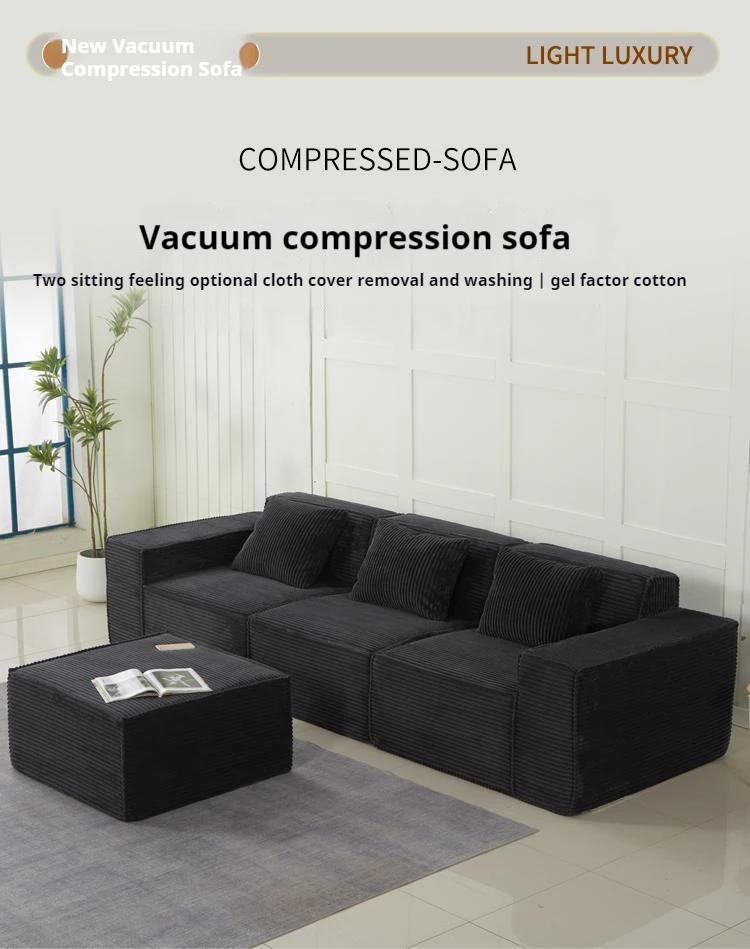 Living room furniture combination sofa vacuum compression comfortable sofa set