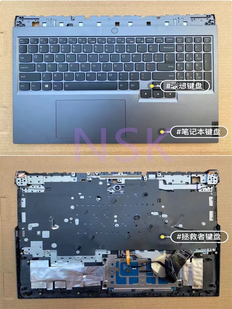 

Original FOR Lenovo Savior R9000P Y9000X 2021 Notebook Keyboard with C-Case Touchpad Integrated 100% NEW