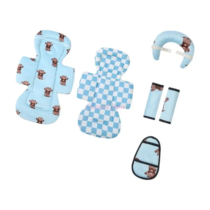 Y1UB SOFT trẻ sơ sinh ghế ô tô thoải mái Tương tự vải dễ dàng lắp đặt cho xe đẩy và ghế an toàn Thiết kế thân thiện với người