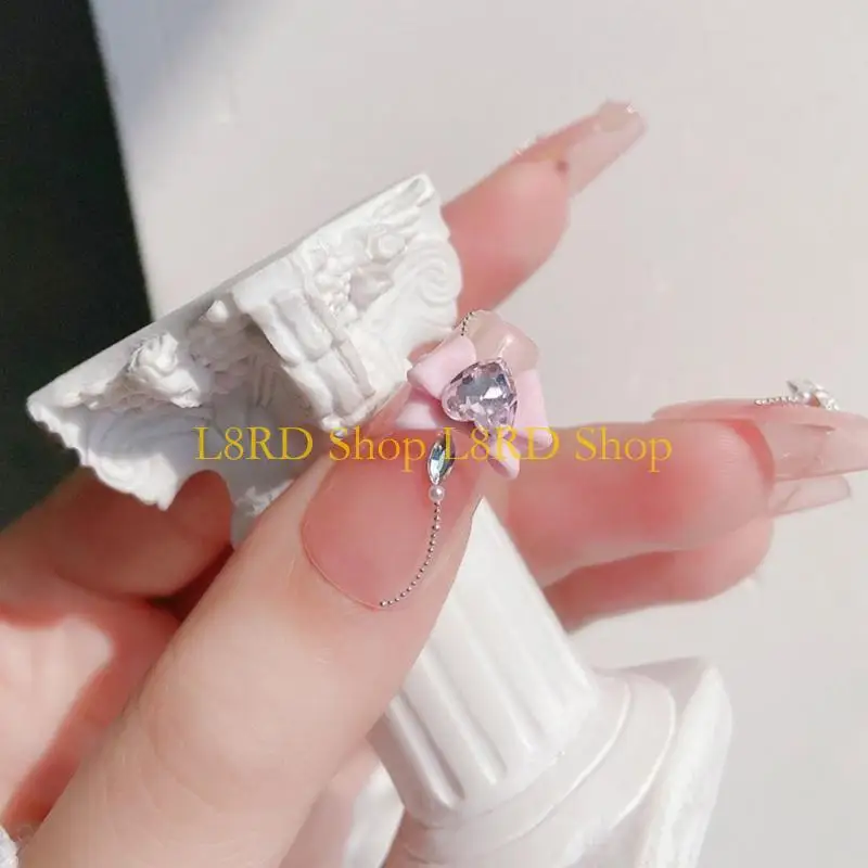 L8rd 10pcs unhas jóias luxo resina unhas unhas stromestons cristais brilhantes jóias diamante para decorações