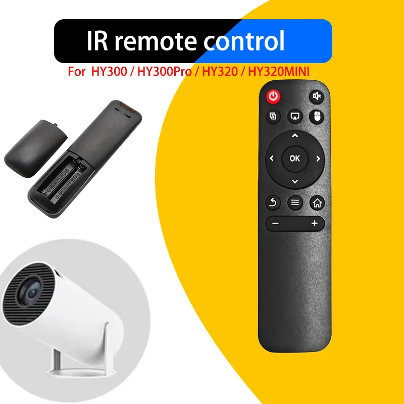 HY320 Projector Original Remote Control Original Remote Control for HY300 Projector with Chipset Allwinner H713