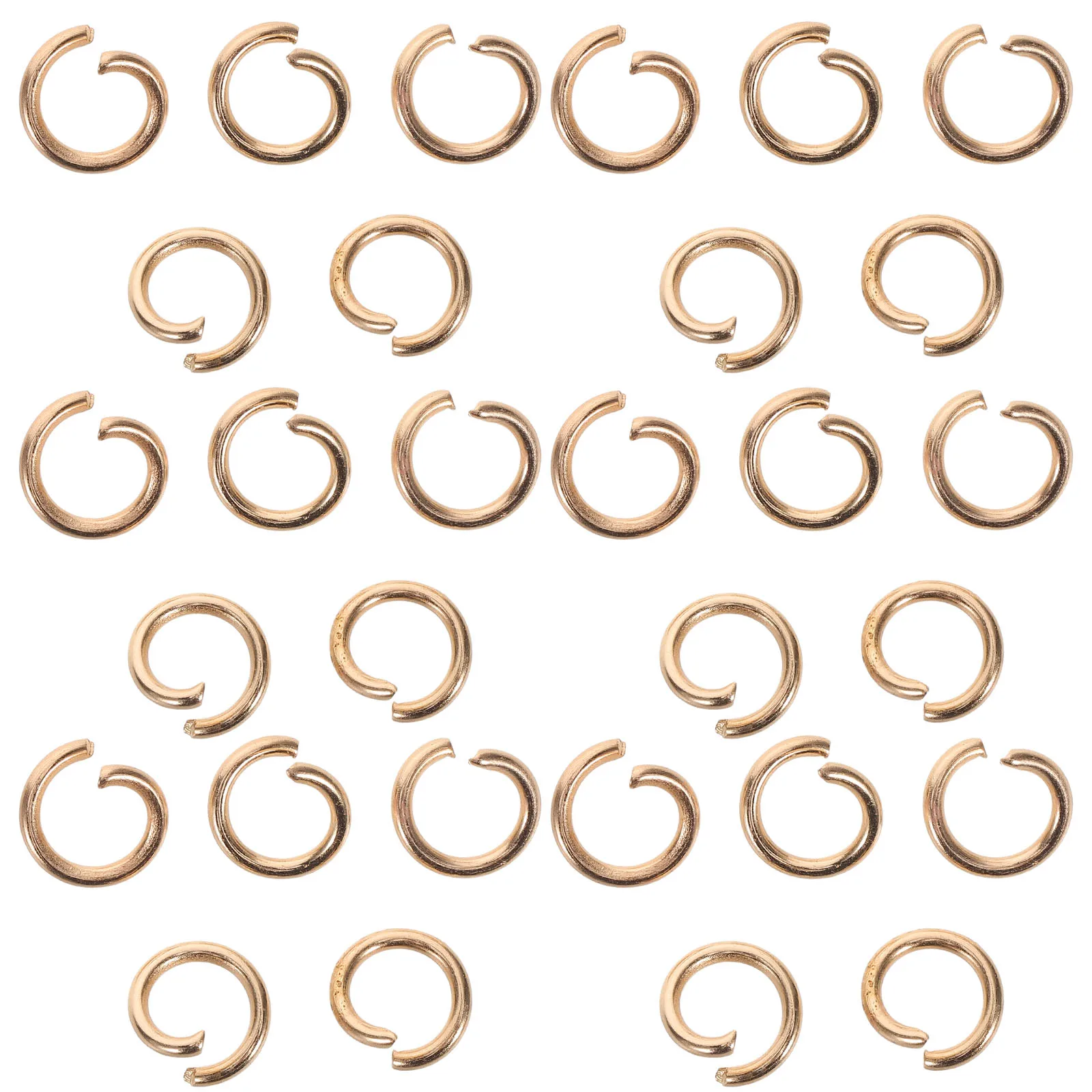 

30pcs Chain Link Connecting Rings Durable Iron Jewelry Making Supplies Necklace Bracelet Earring DIY Connector Split for Crafts