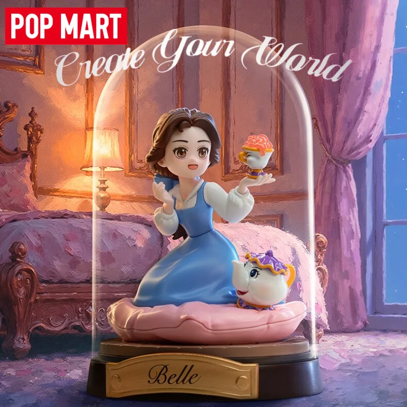 

POP MART Disney Princess Create Your World Series Blind Box Toy Anime Figure Desktop Decoration Model Doll Girl'S Birthday Gift
