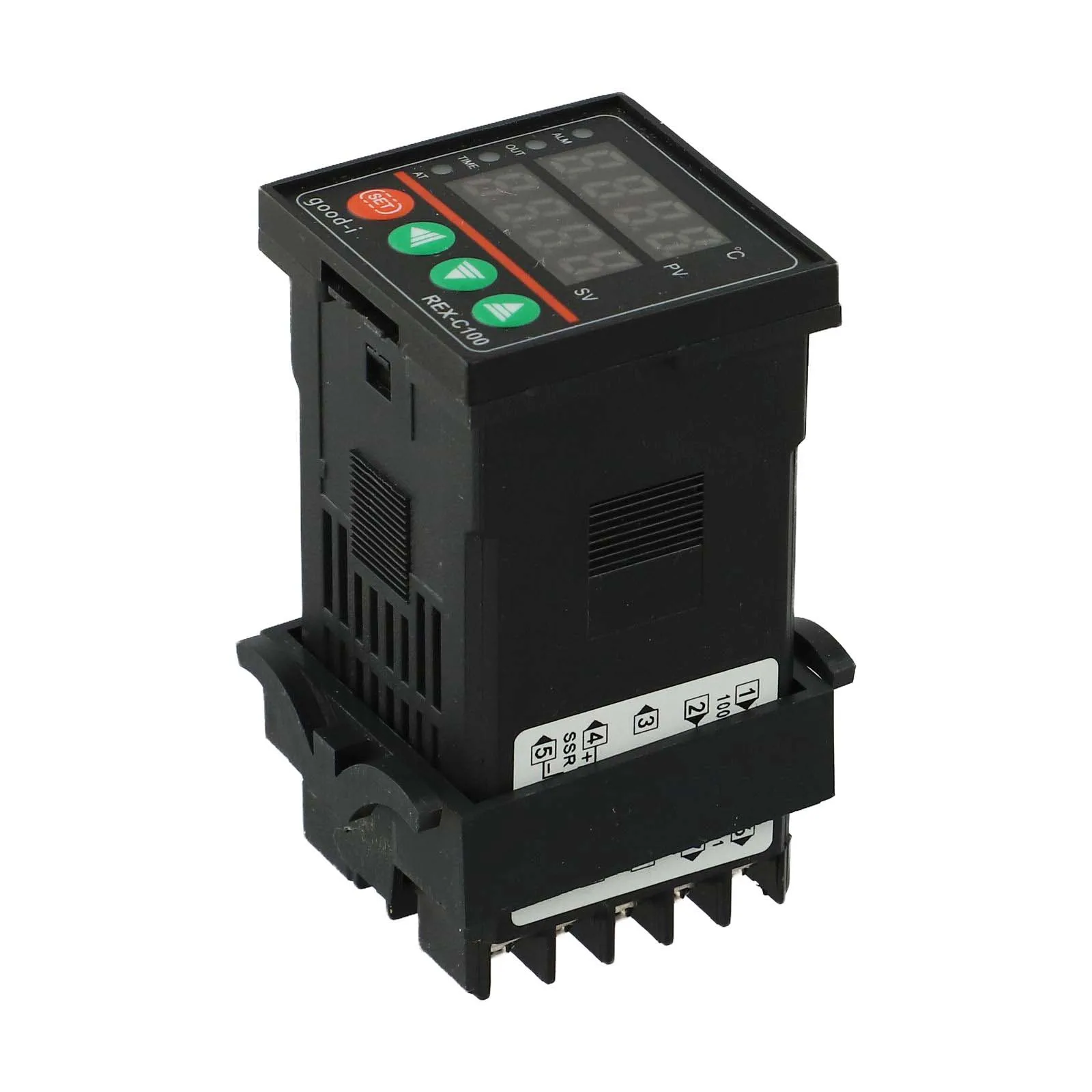 1Set REX-C100 Digital RKC PID Thermostat Digital Temperature Controller REX-C100 Output 40DA SSR Relay K/J Screw 1m Thermocouple