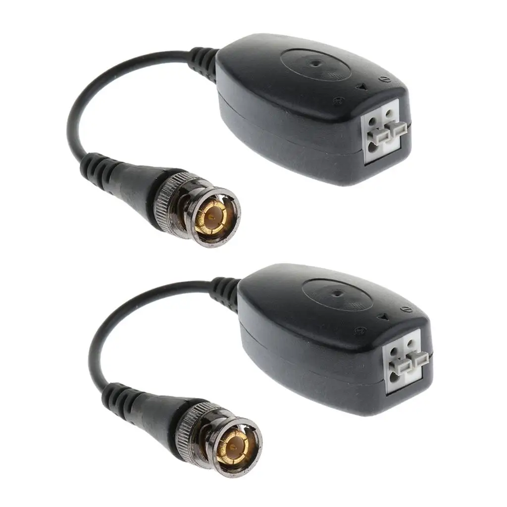 1pairs BNC Video Twisted Passive Transceivers for UTP Cable Antijam