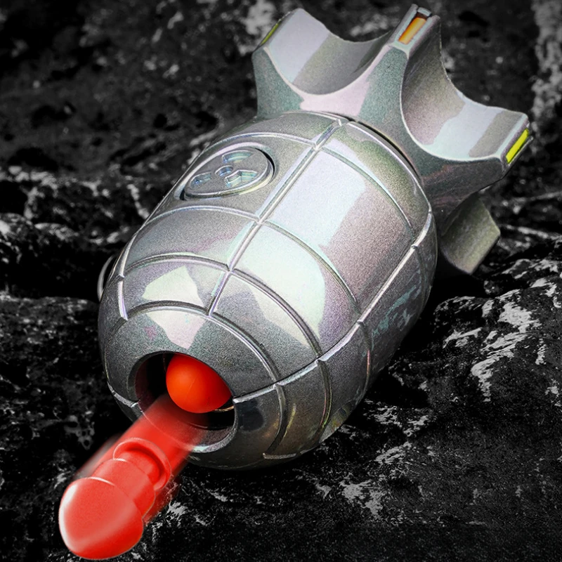 Mini pistolet rotatif à éjection de rouleau, Mini Fidget Spinner, en métal EDC, soulage le Stress, jouets anti-Stress, nouveautés Cool créatives