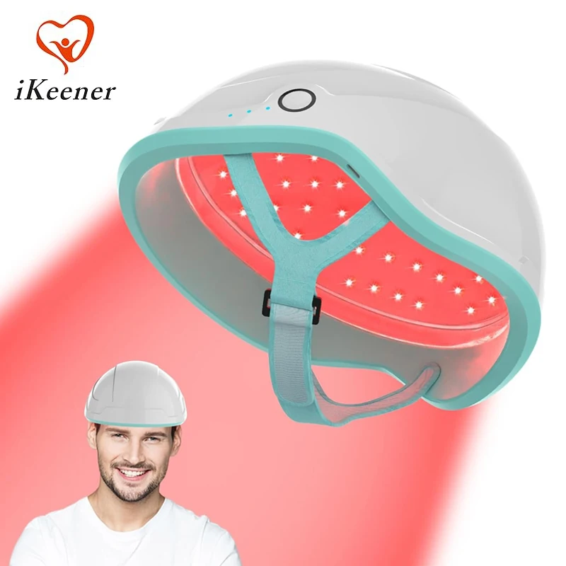 

Перезаряжаемая лазерная шапка для роста волос с 109 светодиодами, 650 нм, терапия красным светом, устройство для лечения выпадения волос для женщин и мужчин, система для стимуляции роста волос