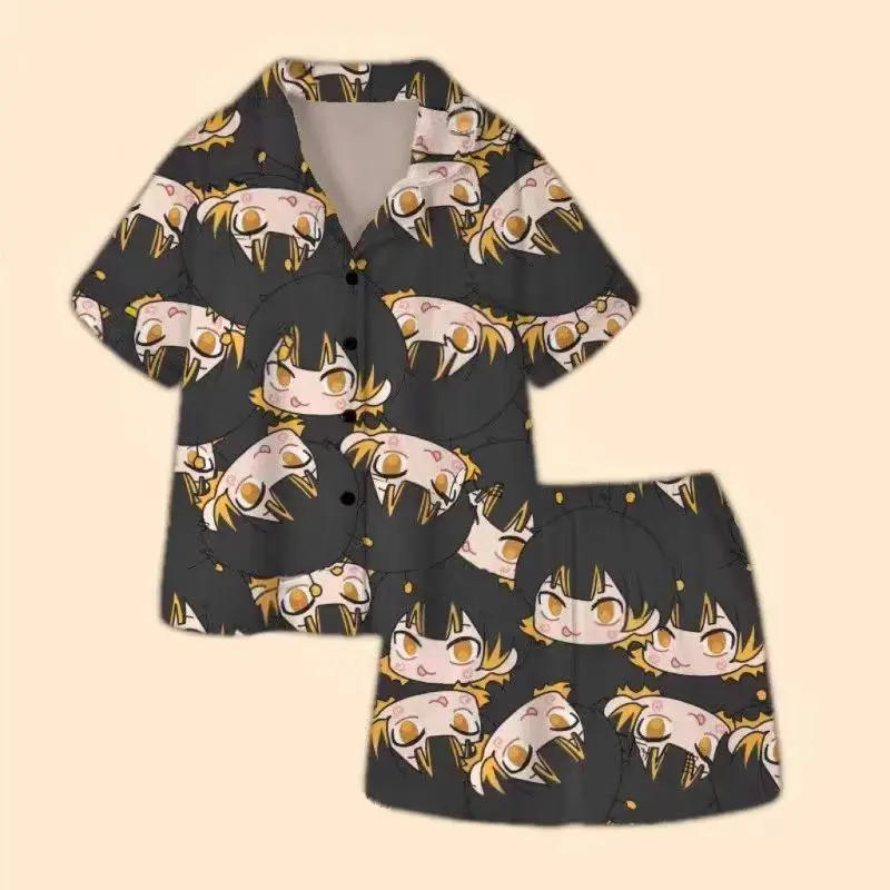 

Летняя пижама в стиле аниме «Синий замок» Chigiri Hyōma, комплект домашнего костюма, удобные теплые штаны с короткими рукавами, домашняя одежда, подарок на день рождения