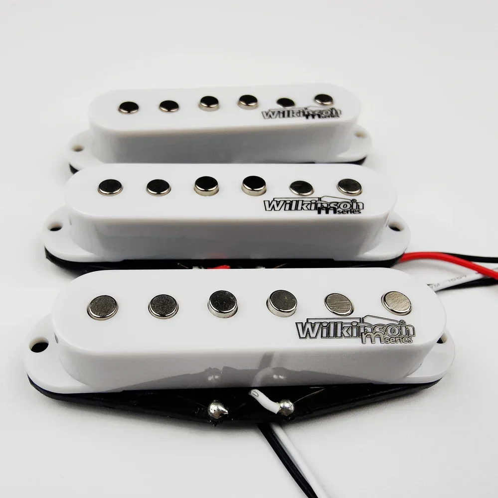 Wilkinson Electric Guitar Pickups Lic Vintage Single Coil Pickups for ST guitar White 1 set WOVS