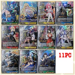 Anime Weiss Schwarz DIY ACG chłopcy gry karty kolekcjonerskie świąteczne prezenty urodzinowe gra planszowa Noshiro Akagi Cheshire Miku Rem